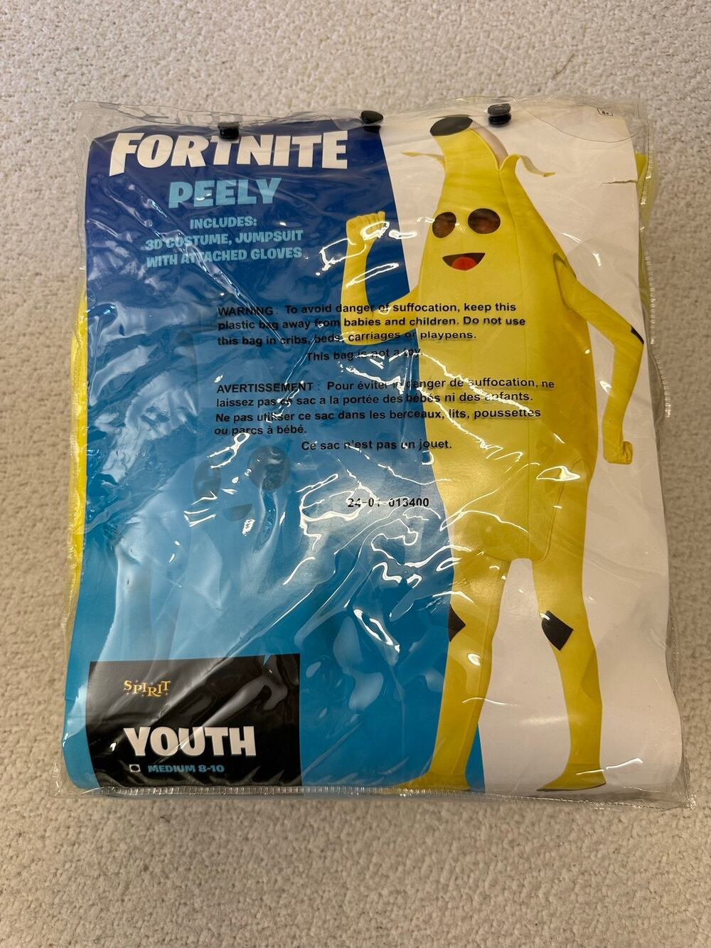 Spirit Youth Fortnine Peely Costume Medium